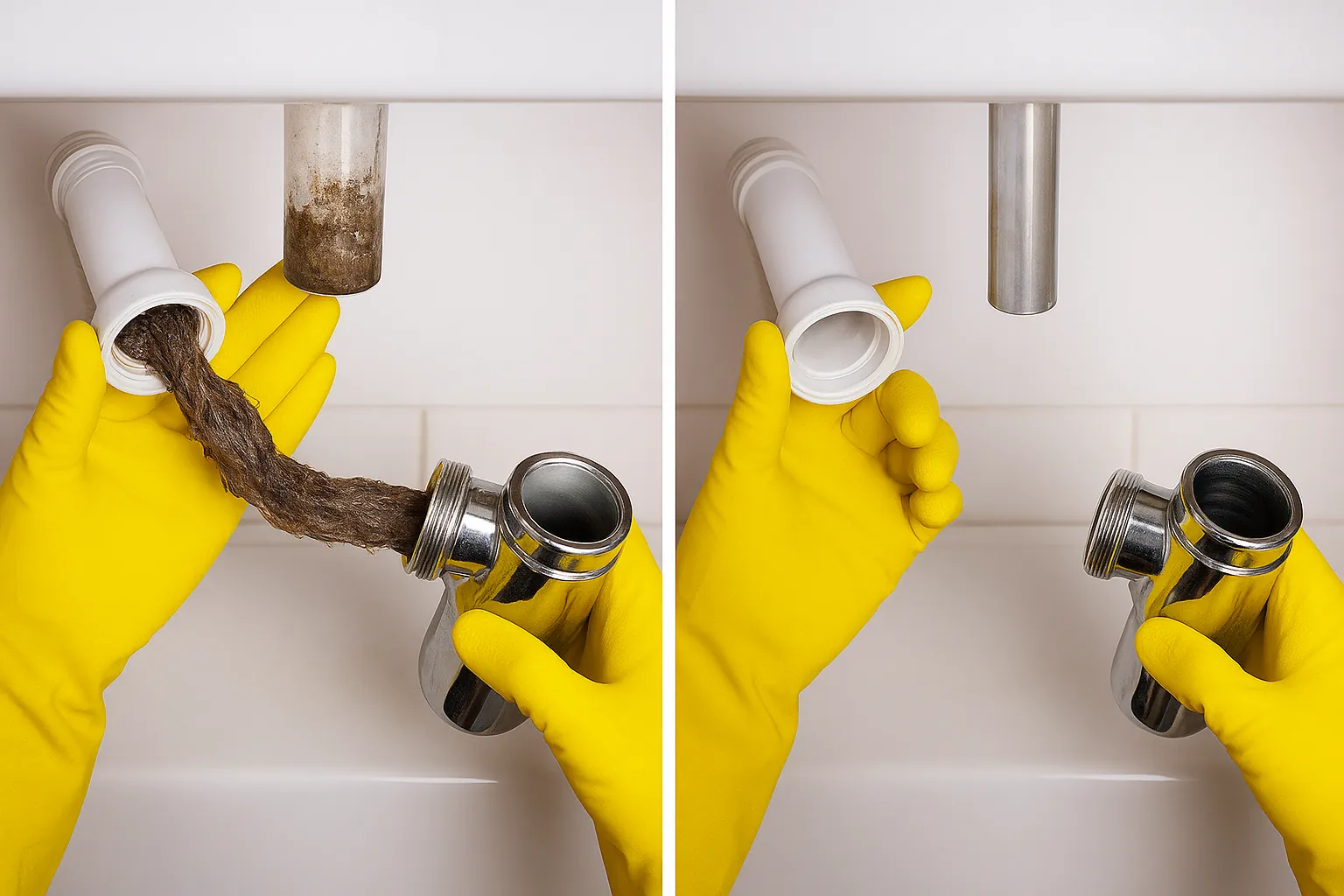 Beispiel unserer Rohrreinigungsarbeit